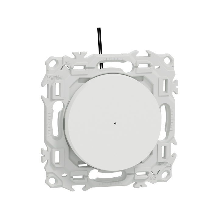 Odace VV poussoir lumineux blanc