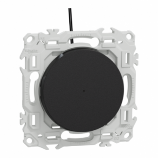 Odace VV poussoir lumineux noir