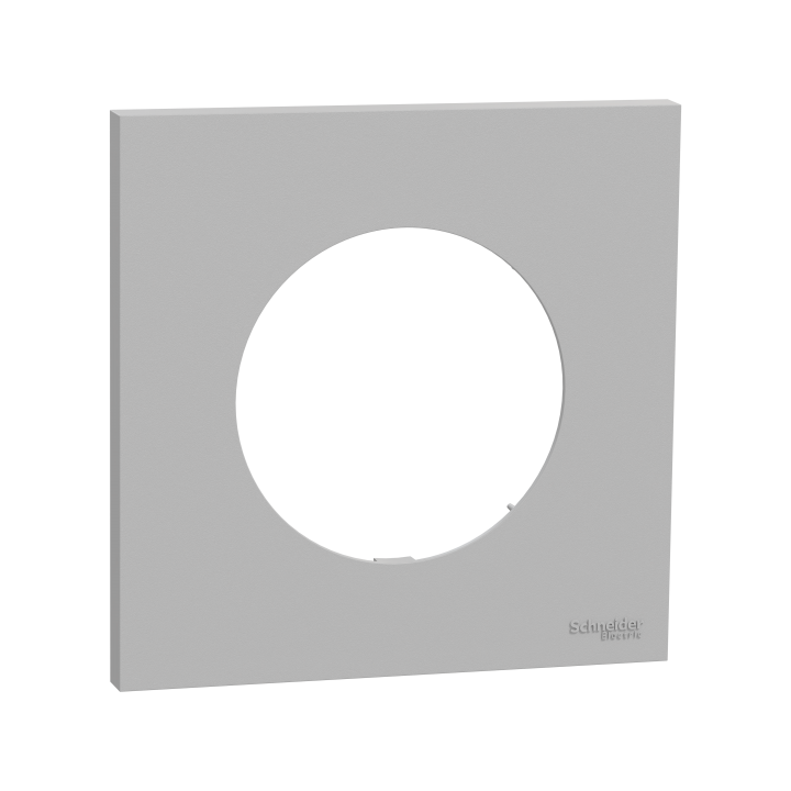 Odace plaque 1 poste gris galet