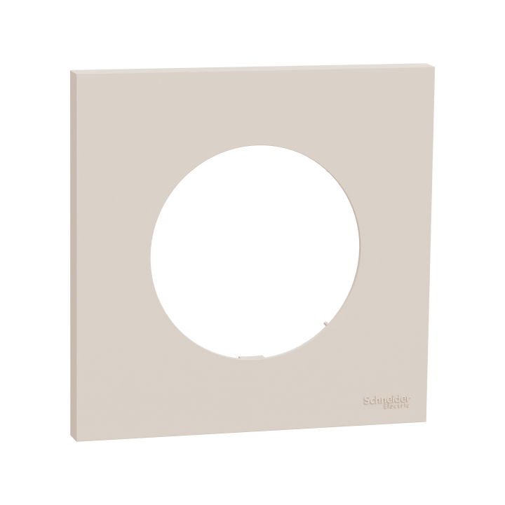 Odace plaque 1 poste beige sable