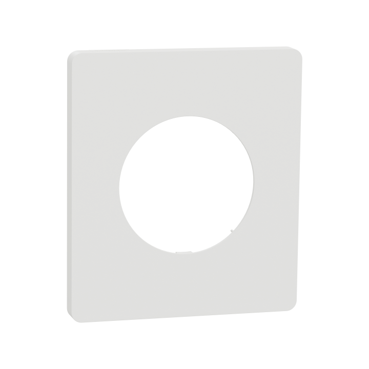 Odace Archi. plaque 1 poste blanc craie