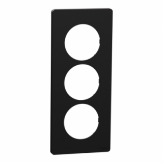 Odace Archi. 3 postes 57mm noir