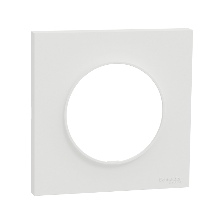 Odace Origine plaque 1 poste blanc