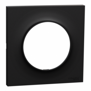 Odace Origine plaque 1 poste noir