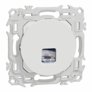 Odace prise RJ45 cat.6a STP blanc