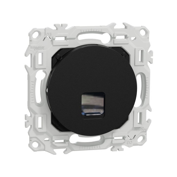 Odace prise RJ45 cat.6 UTP noir