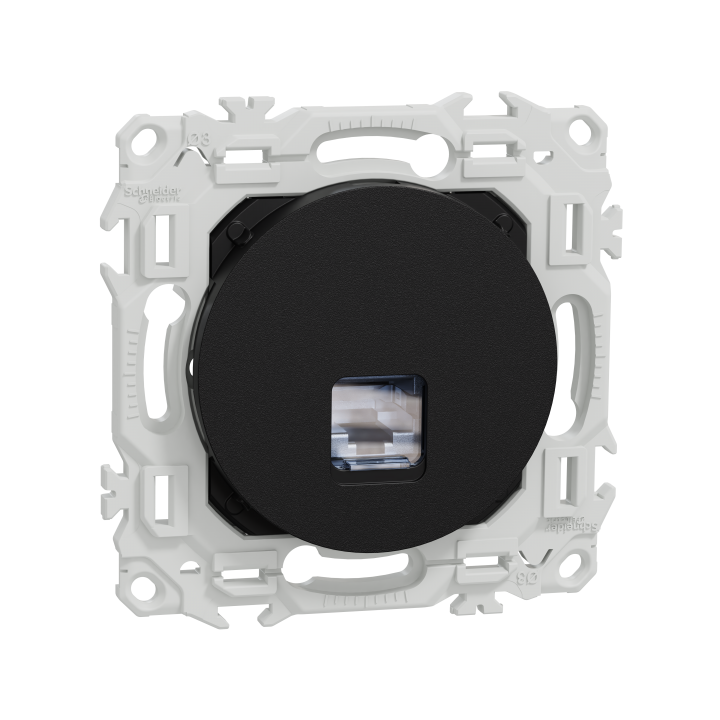 Odace prise RJ45 cat.6a STP noir