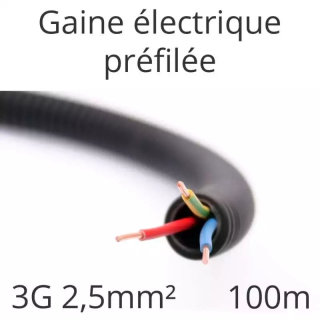 ICTA 20mm-Préfilé 3G 2.5 B-R-V/J (100m)