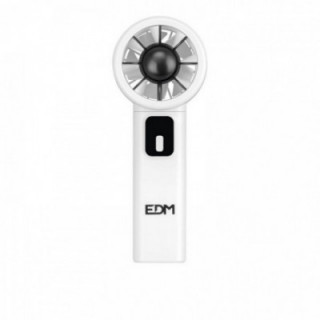 VENTILATEUR À MAIN NUMÉRIQUE RECHARGEABLE, 6 x 18,5 cm
