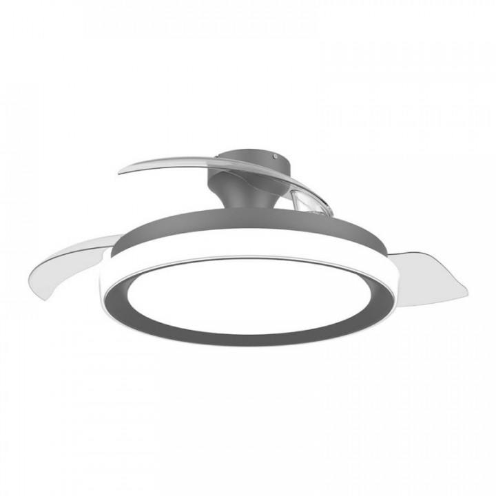 VENTILATEUR DE PLAFOND À PALES RÉTRACTABLES, LED 3 CCT, MOTE