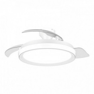 VENTILATEUR DE PLAFOND À PALES RÉTRACTABLES, LED 3 CCT, DC 2