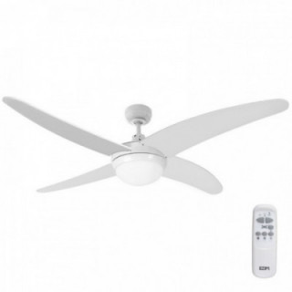 VENTILATEUR DE PLAFOND MODÈLE CASPIO. COULEUR BLANC PUISSANC