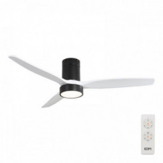 VENTILATEUR DE PLAFOND KARA À 3 PALES BLANC, Ø 132 cm, ÉCLAI