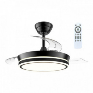 VENTILATEUR DE PLAFOND LED CCT, 3 PALES RÉTRACTABLES 39 W, 4