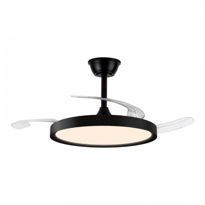 VENTILATEUR DE PLAFOND À LED 3CCT AVEC PALES RÉTRACTABLES, P