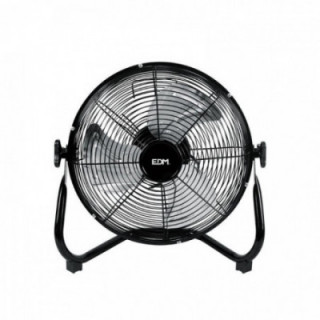 VENTILATEUR DE SOL INDUSTRIEL. LAMES NOIRES 40W, 57,7 dB, Ø3
