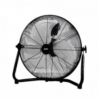VENTILATEUR DE SOL INDUSTRIEL. LAMES NOIRES 100W, 64,7 dB, Ø