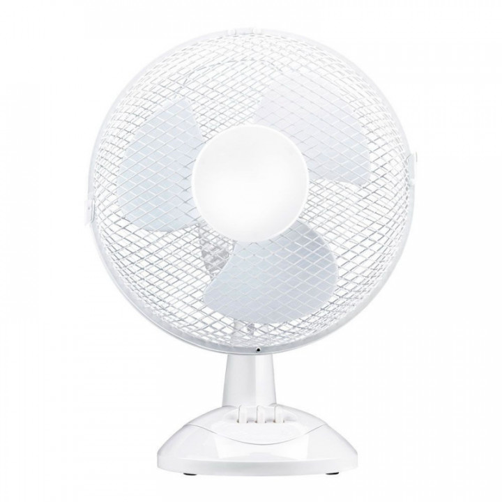 VENTILATEUR DE TABLE BLANC 22 W, Ø23 cm, 270 x 210 x 352 mm