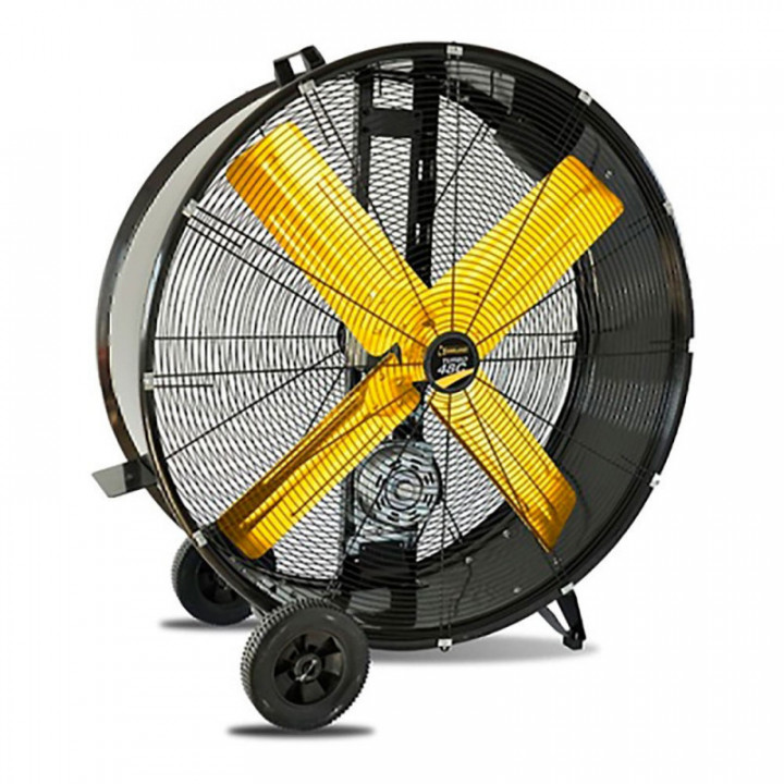 VENTILATEUR INDUSTRIEL TURBO SUR PIED 48 C-V23 660 W Ø122 cm