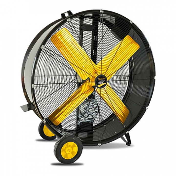 VENTILATEUR INDUSTRIEL TURBO SUR PIED 36 C-V23 490 W Ø91 cm