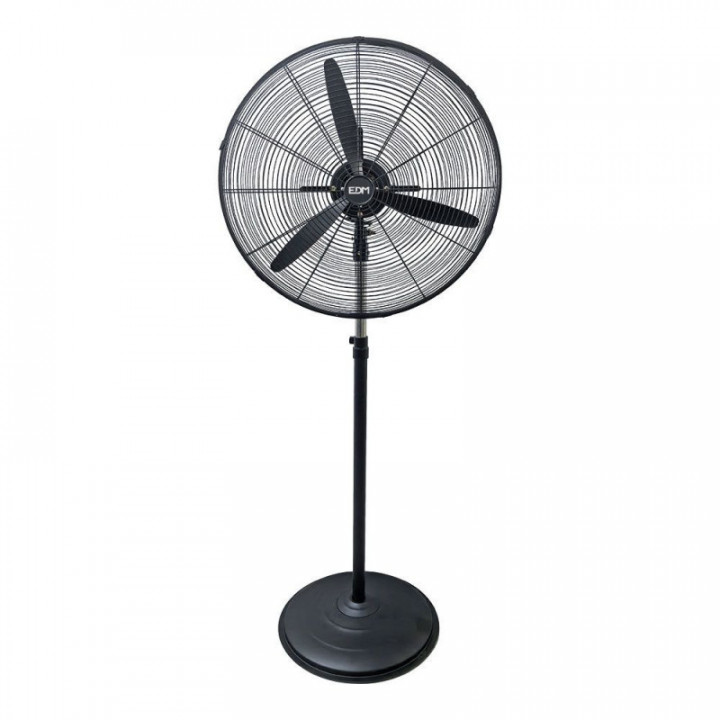 VENTILATEUR INDUSTRIEL SUR PIED, 150 W, NOIR, Ø60 cm