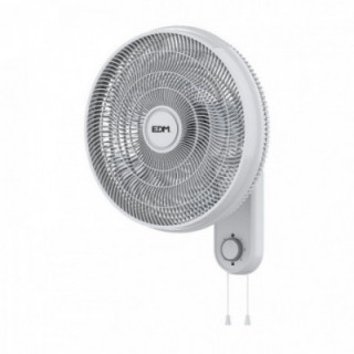 VENTILATEUR MURAL BLANC, PUISSANCE 55 W, 57,24 dB, PALES Ø40
