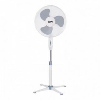 VENTILATEUR SUR PIED, BLANC, PUISSANCE 45 W, dB 60, PALES Ø