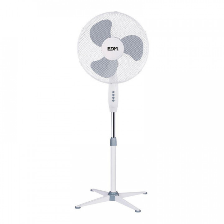 VENTILATEUR SUR PIED, BLANC, PUISSANCE 45 W, dB 60, PALES Ø