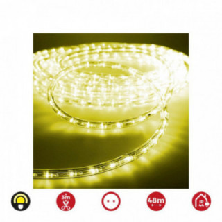 TUBEFLEXILED LED 2 VOIES MULTIFONCTION 48m. 36 LEDS/m  JAUNE