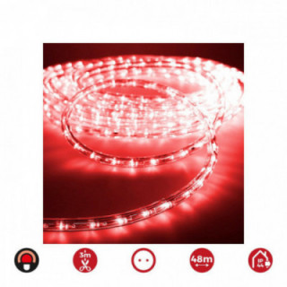 TUBE FLEXILED LED 2 VOIES MULTIFONCTION 48m.36 LEDS/m ROUGE