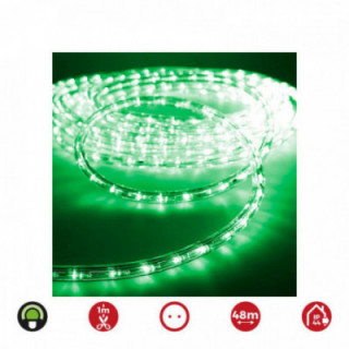 TUBE FLEXILED LED 2 VOIES FIXES 30 LED/m 48m IP44 VERT