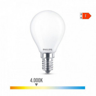 AMPOULE SPHÉRIQUE LED E14 4.3W 470lm 4000K LUMIÈRE DU JOUR Ø