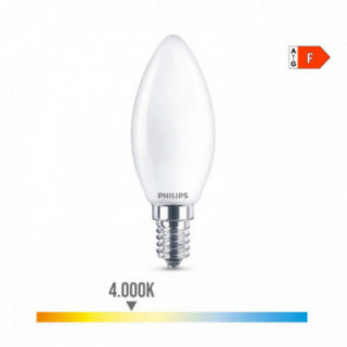 AMPOULE BOUGIE LED E14 4.3W 470lm 4000K LUMIÈRE DU JOUR PHIL