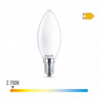 AMPOULE BOUGIE LED E14 6.5W 806lm 2700K LUMIÈRE CHAUDE Ø3.5x