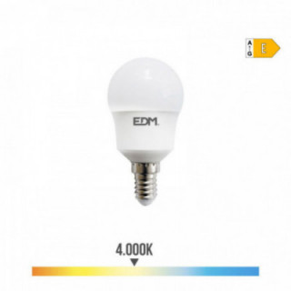 AMPOULE SPHÉRIQUE LED E14 8,5W 950lm 4000K LUMIÈRE DU JOUR Ø