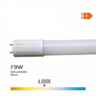 TUBE LED T8 9W 900lm 4000K LUMIÈRE DU JOUR (EQ.18W) Ø2,6x60c