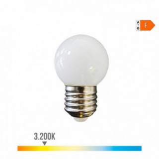 AMPOULE SPHÉRIQUE LED E27 1,5W 130lm 3000K LUMIÈRE CHAUDE Ø4