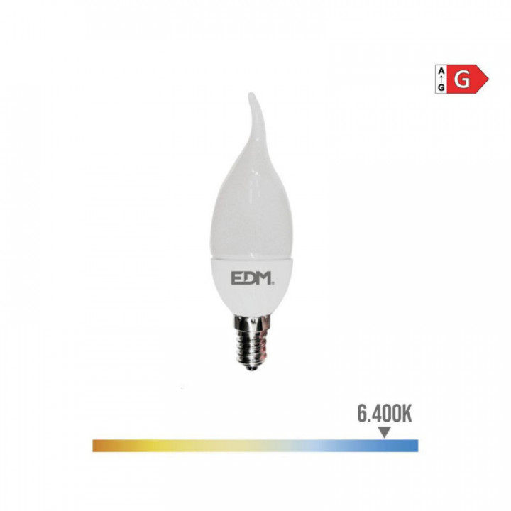 AMPOULE BOUGIE BOHEMIA LED E14 5W 400lm 6400K LUMIÈRE FROIDE