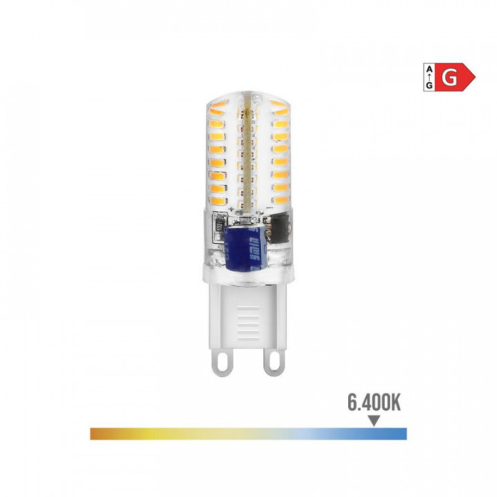 AMPOULE LED G9 SILICONE 2.5W 170lm 6400K LUMIÈRE FROIDE Ø1.6