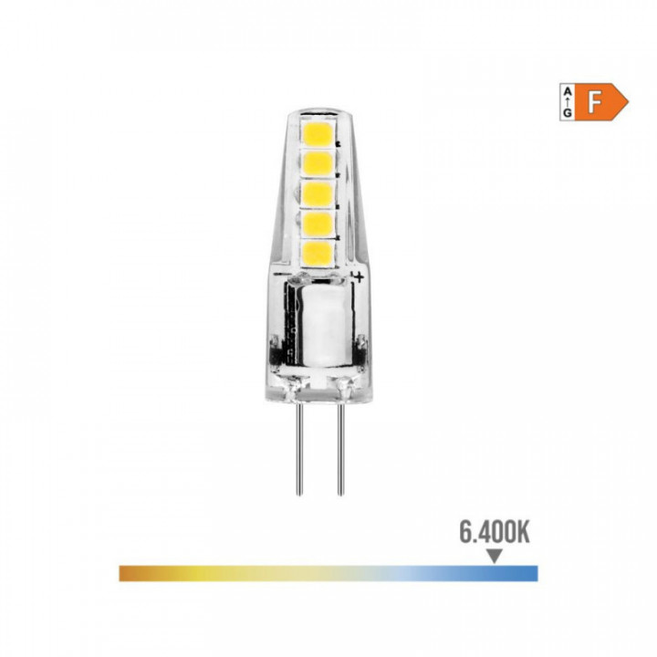 AMPOULE SILICONE BI-PIN LED G4 12V 2W 180lm 6400K LUMIÈRE FR