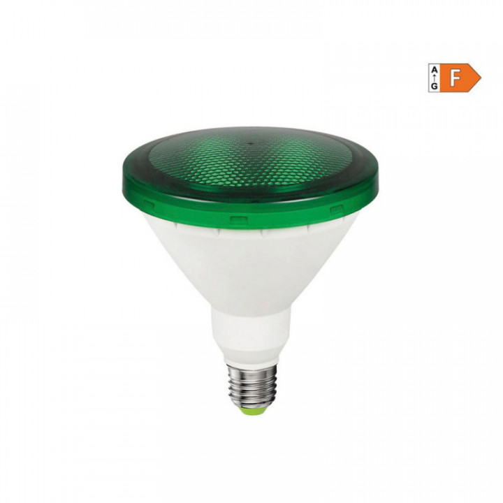 AMPOULE LED PAR38 E27 15W 1510lm LUMIÈRE VERTE IP64 Ø12x13,8