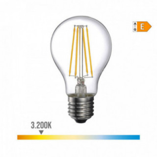 AMPOULE STANDARD AVEC FILAMENT LED E27 6W 800lm 3200K LUMIÈR