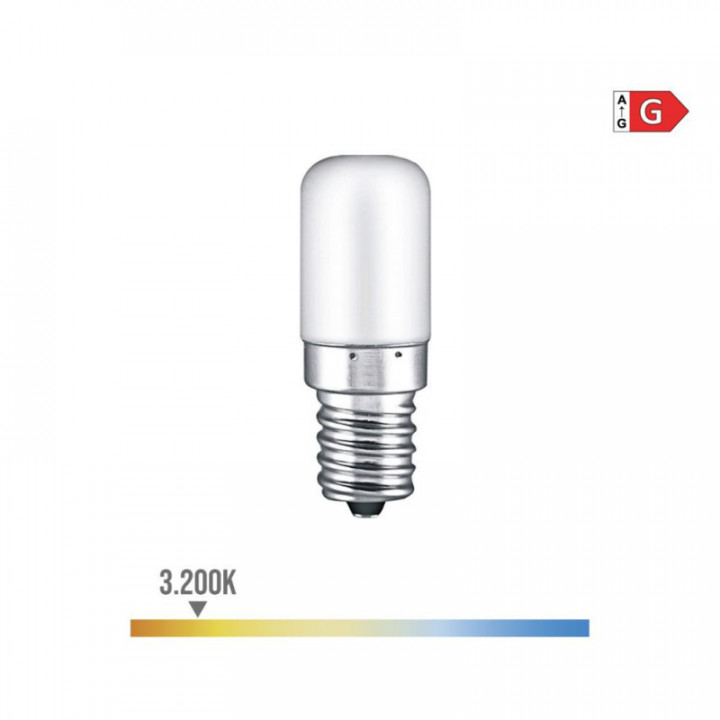 AMPOULE TUBULAIRE LED E14 1.8W 130lm 3200K LUMIÈRE CHAUDE Ø1
