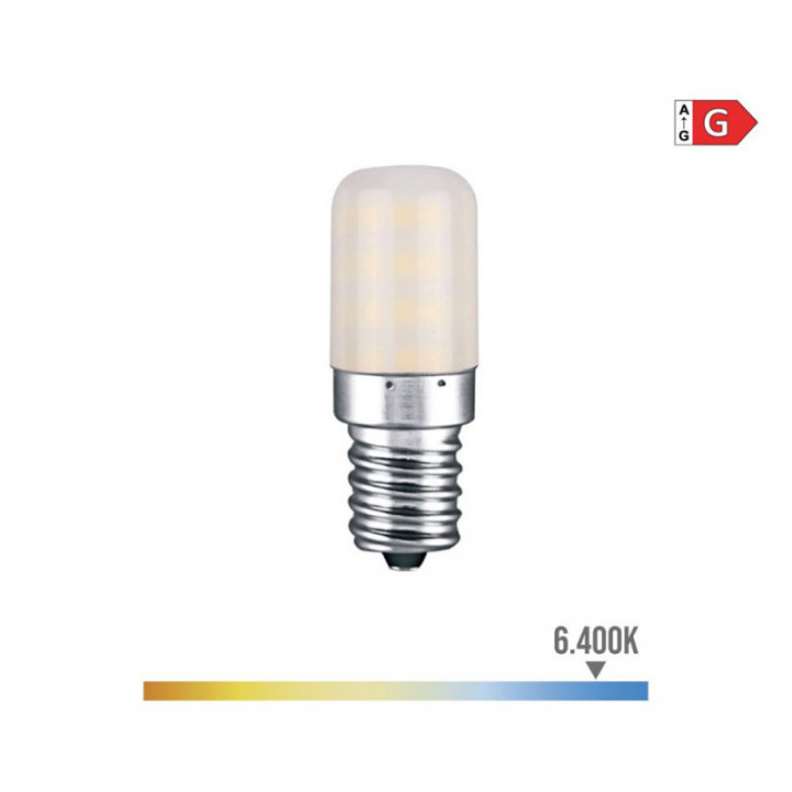 AMPOULE LED TUBULAIRE E14 3W 250lm 6400K LUMIÈRE FROIDE Ø1.8
