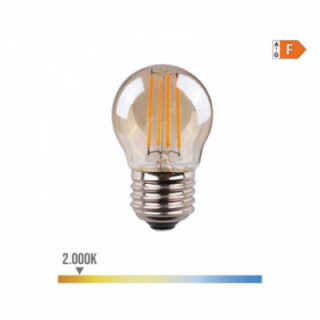 AMPOULE SPHÉRIQUE À FILAMENT LED VINTAGE VERRE E27 4.5W 400l
