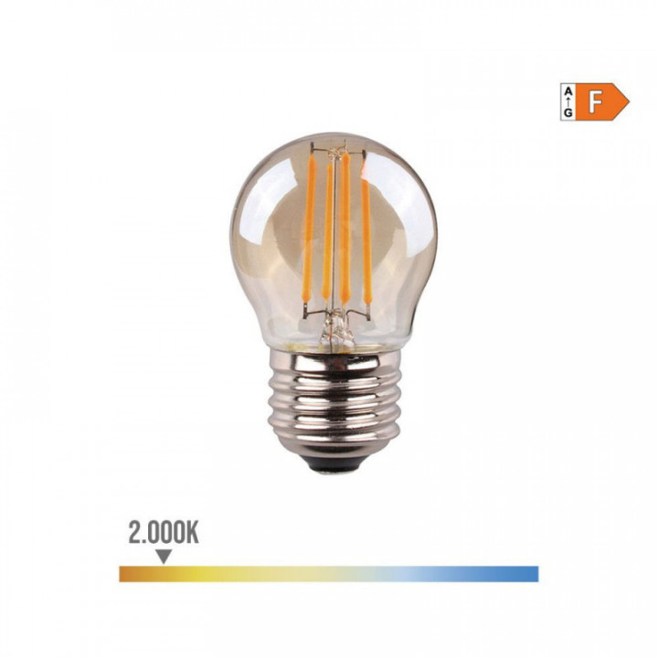 AMPOULE SPHÉRIQUE À FILAMENT LED VINTAGE VERRE E27 4.5W 400l