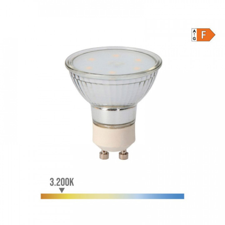 AMPOULE VERRE DICHROÏQUE LED GU10 5W 400lm 3200K LUMIÈRE CHA