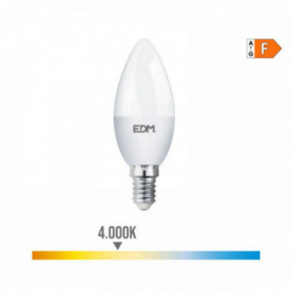 AMPOULE BOUGIE LED E14 7W 600lm 4000K LUMIÈRE DU JOUR Ø3.5x1