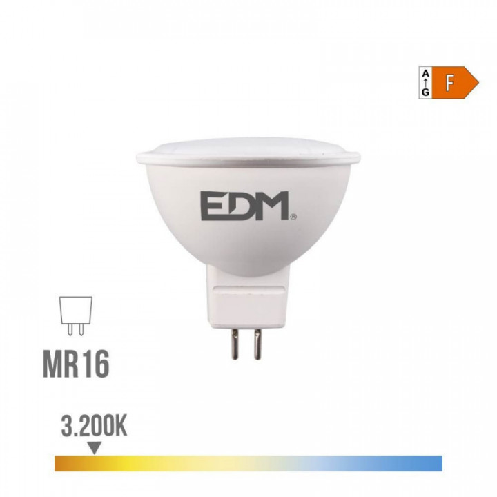 AMPOULE LED DICHROÏQUE MR16 8 W 780 lm 3200 K LUMIÈRE CHAUDE