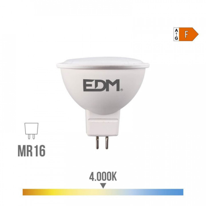 AMPOULE LED DICHROÏQUE MR16 8 W 780 lm 4000 K LUMIÈRE DU JOU